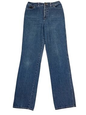 Vintage 80s Calvin Klein High Rise Straight Leg Jeans USA Made Women’s 14 29x33